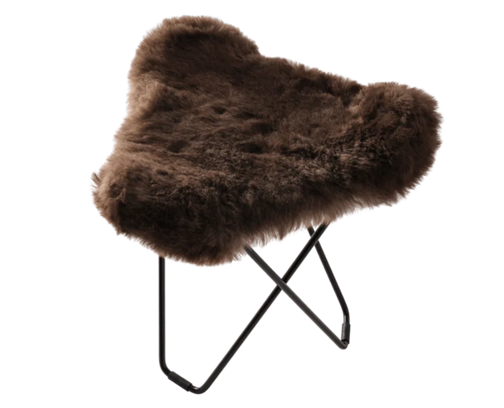 Cuero Shorn Iceland Mariposa kruk - 4