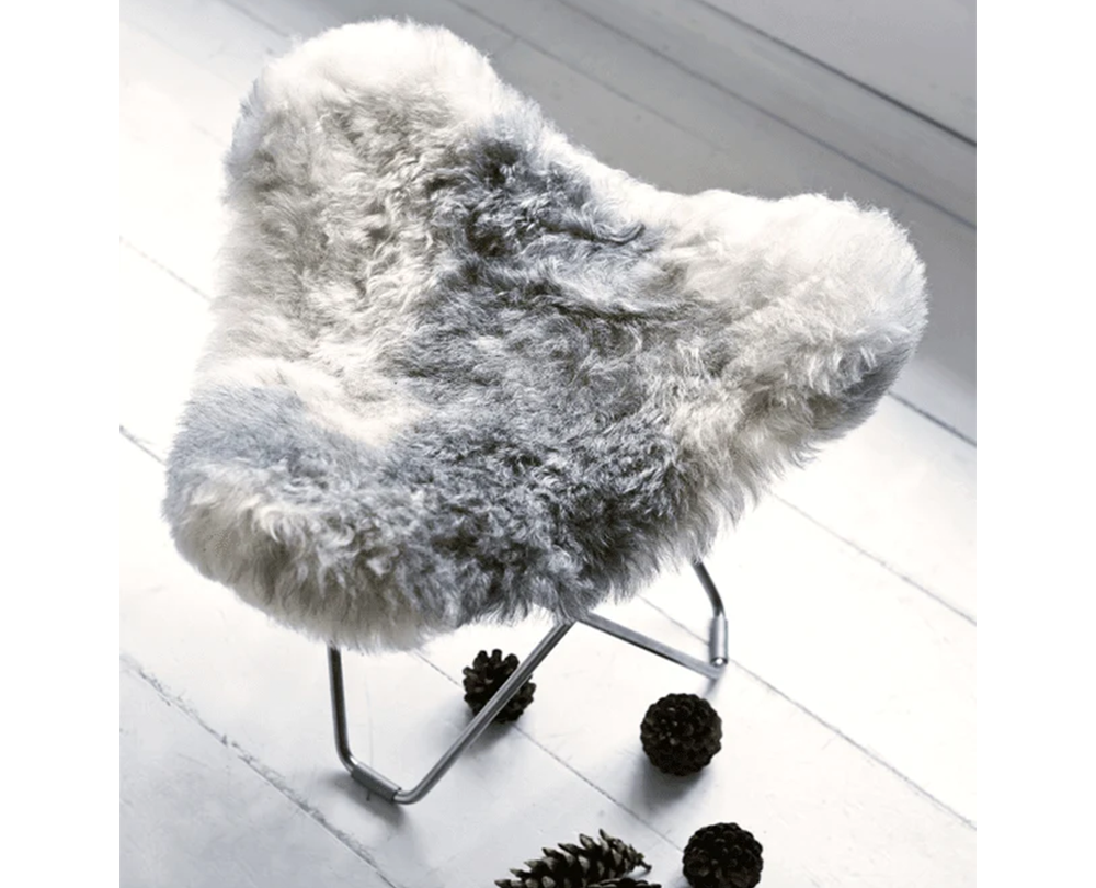 Cuero Shorn Iceland Mariposa kruk - 7