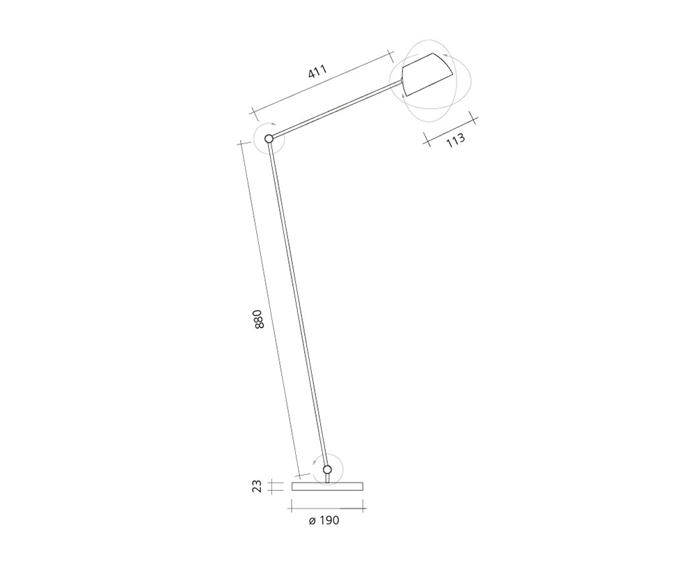 Baltensweiler IRIO L vloerlamp - 6
