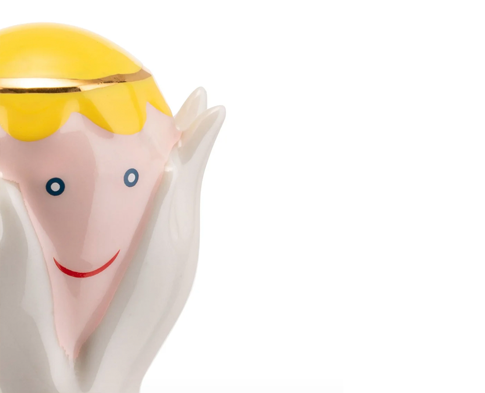 Alessi Heppy Eternity Baby - Kerststal met een set van 3 beeldjes - 4