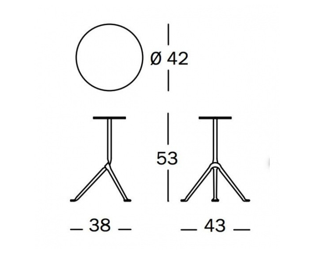 Magis Officina - Tafel Ø47cm - 3