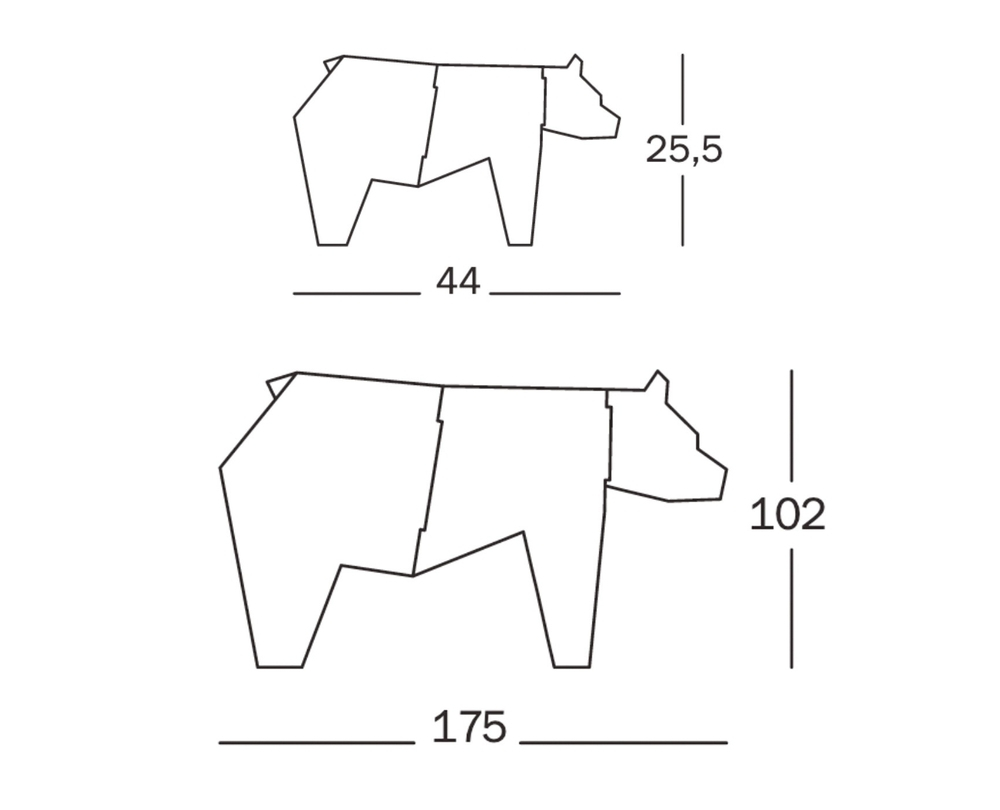 Magis Me Too My Zoo beer figuur - 4