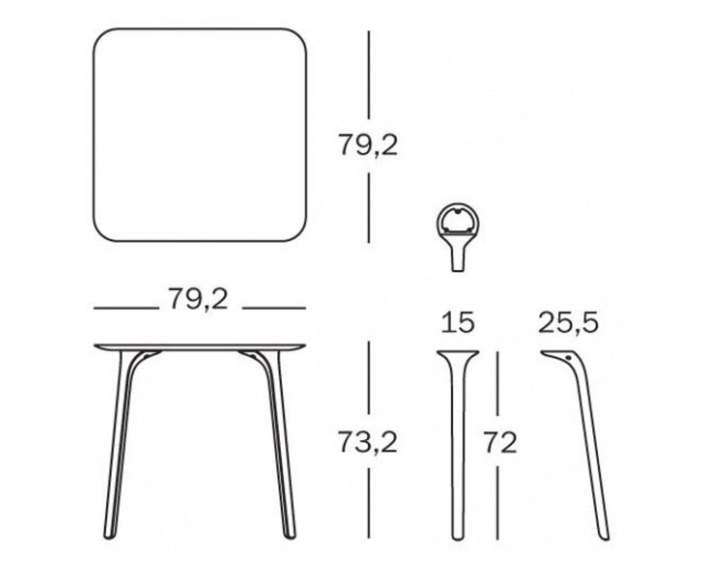 Magis Table First Outdoor tafel rechthoekig - 5