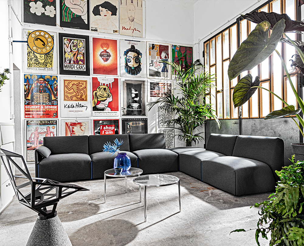 Magis Chair One draaistoel met cementpoot - 10