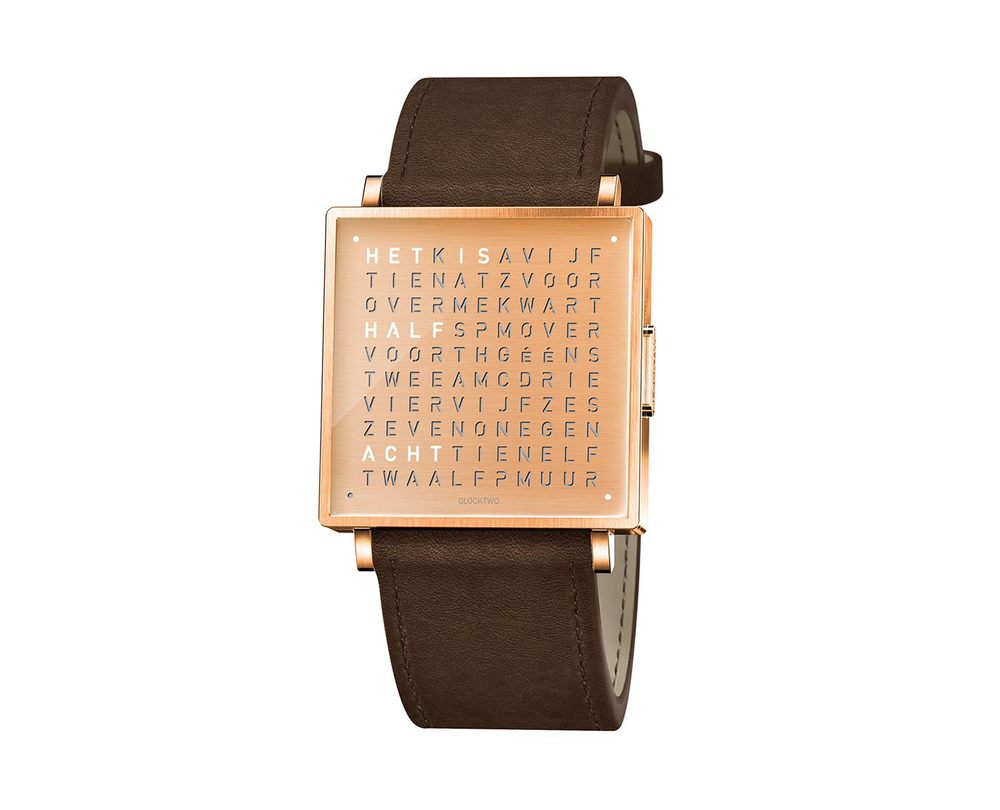 Qlocktwo Watch Copper horloges - 1