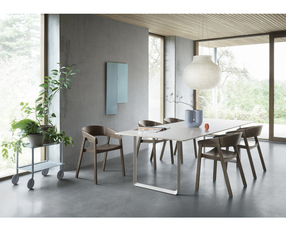 Afhaalmaaltijd naam molecuul Muuto 70/70 tafel (170x85 cm) | Gerritsma Interieur