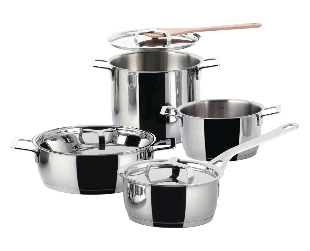 Alessi Pots&Pans pots and pans set 7 stuks - 1