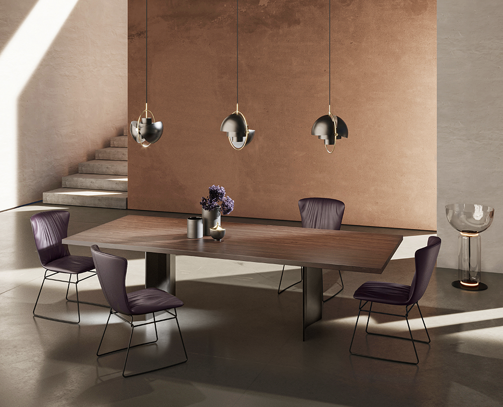 Draenert 1480 Soho tafel in massief vintage eiken - 4