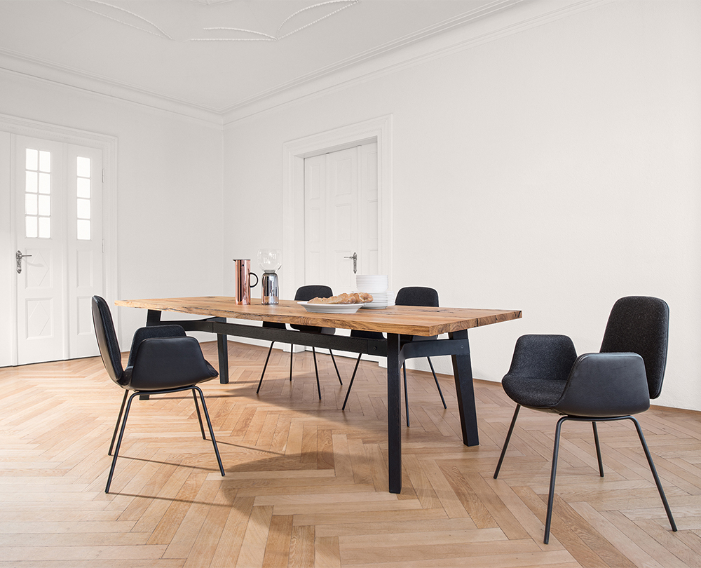 Janua BB31 tafel geolied vintage eikenhout - 6