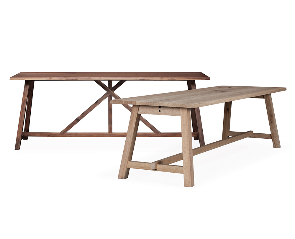 Janua BC02 Cantina tafel geolied vintage eikenhout - 2