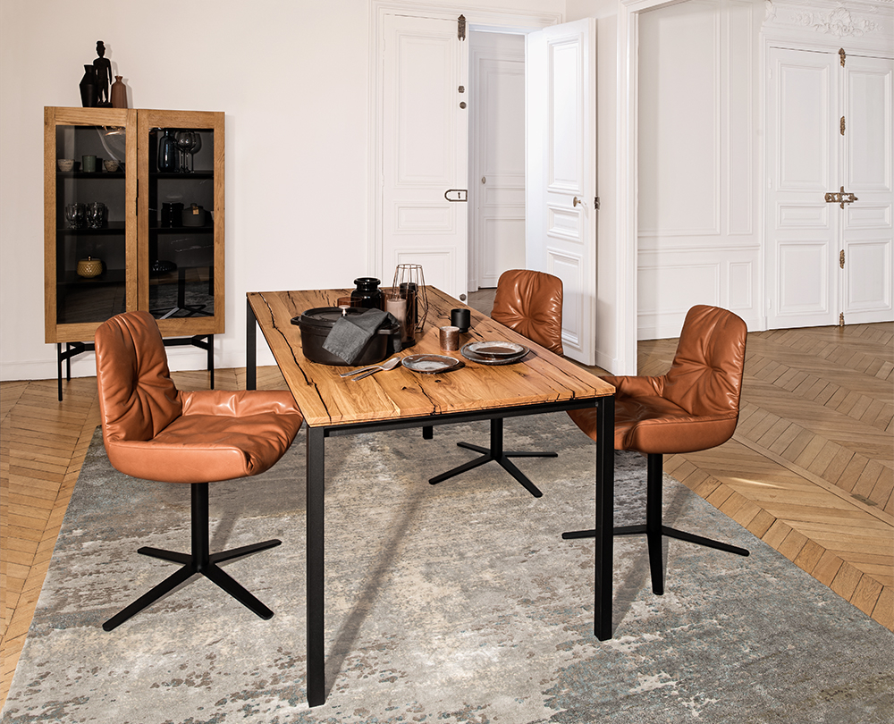 Janua S600 tafel geolied vintage eikenhout - 3