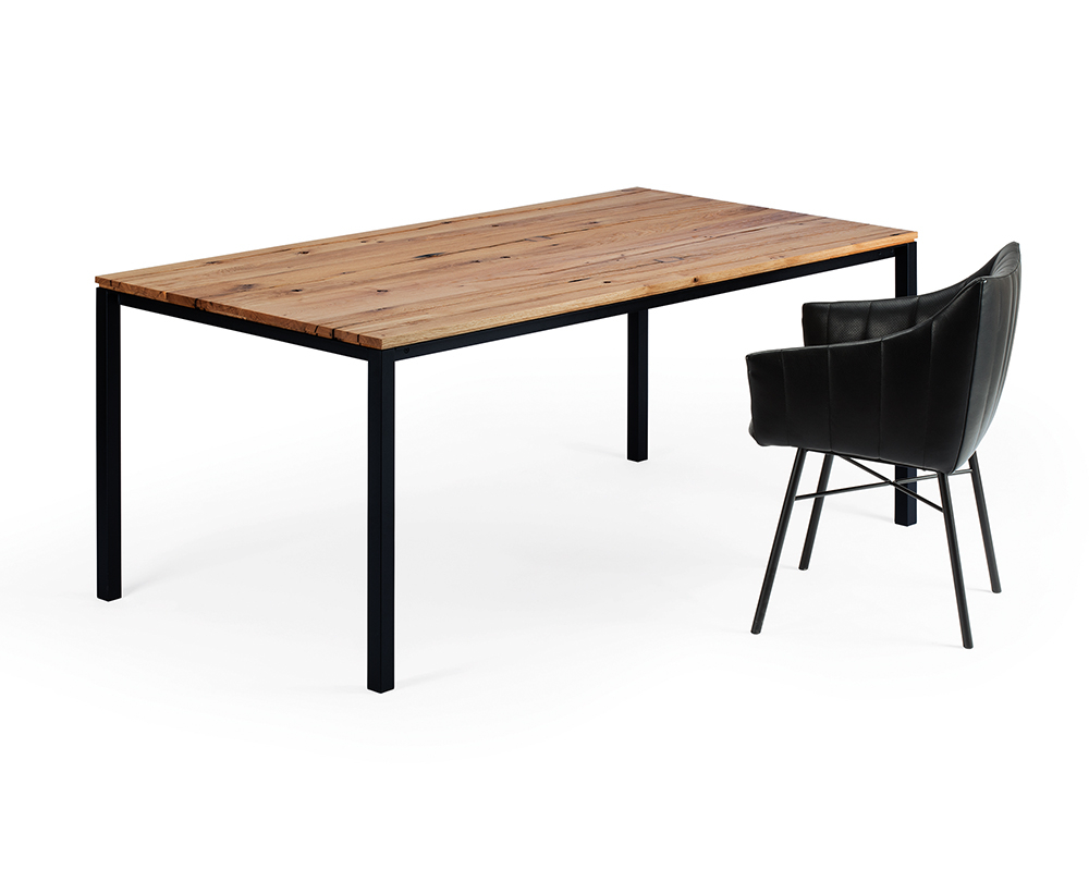 Janua S600 tafel geolied vintage eikenhout - 1