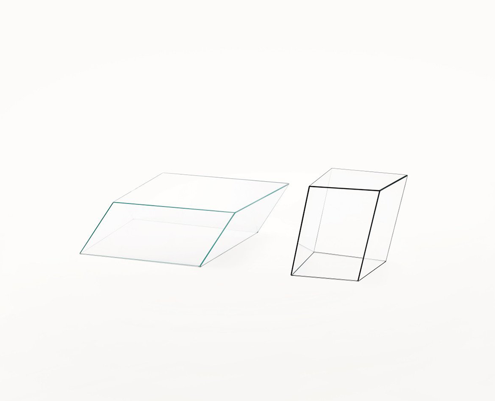 Glas Italia Wireframe bijzettafel - 2