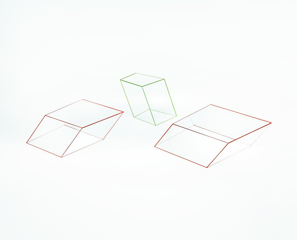 Glas Italia Wireframe bijzettafel - 1