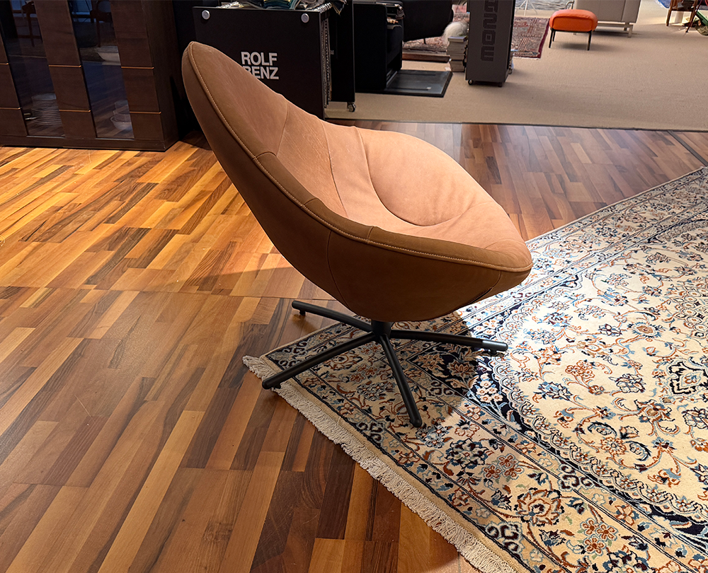 Label Hidde fauteuil in leder waterbuffel - 2