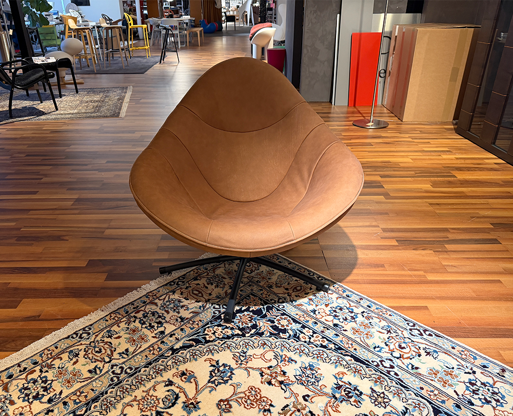 Label Hidde fauteuil in leder waterbuffel - 1