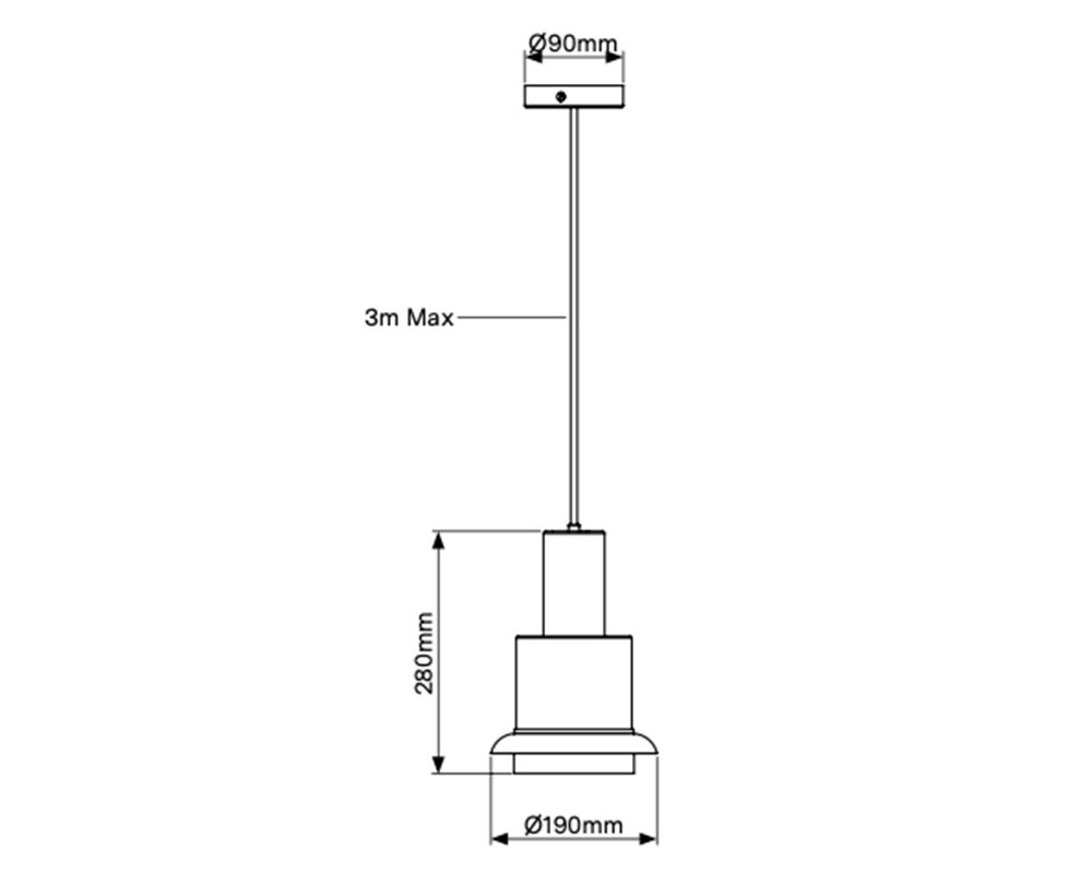 DCW éditions Chaumont 190 hanglamp - 5