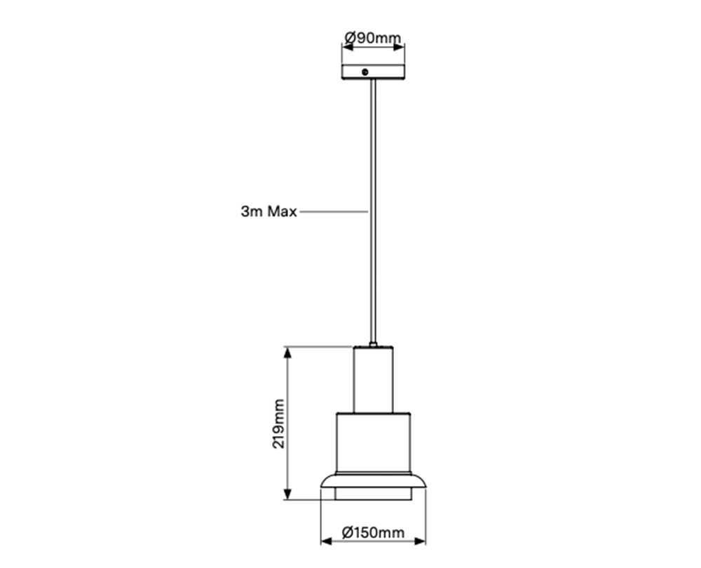 DCW éditions Chaumont 150 hanglamp - 5