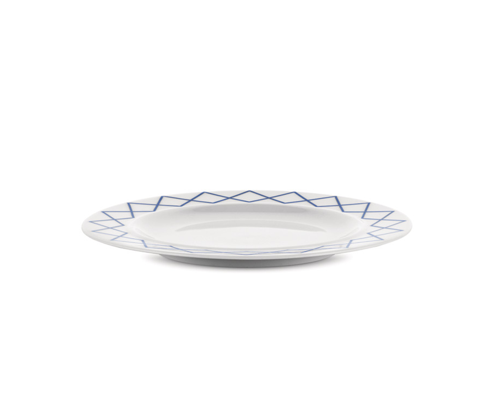 Alessi La Bella Tavola dessert bord blauw - 1