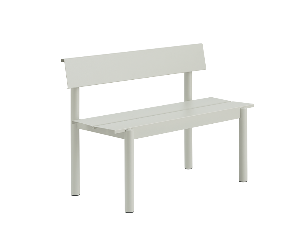 Muuto Linear Steel bank met rugleuning - 5