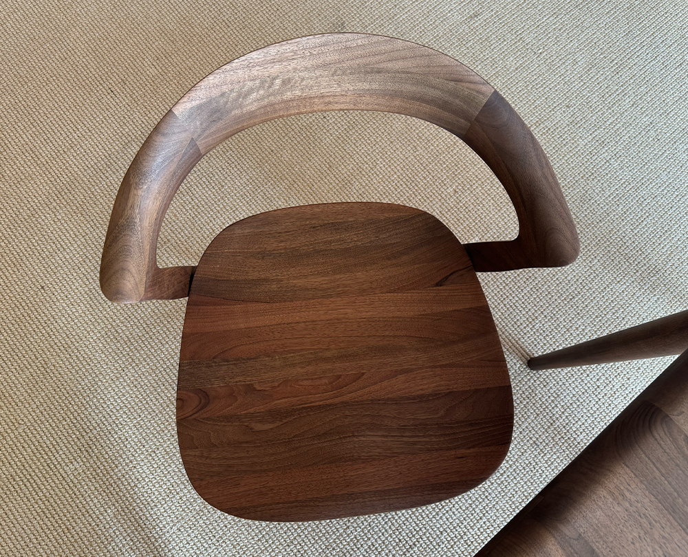 Artisan Addo Europese walnoot houten stoel - 7