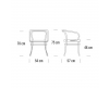 Thonet 209 armleunstoel met vlechtwerk - 5