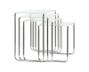 Thonet B9 bijzettafel set van 2 glas - 3