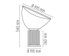 Flos Taccia tafellamp Glass LED - 16