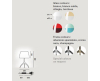 Foscarini Lumiere Piccola tafellamp met aan-/uitschakelaar en aluminium onderstel - 5