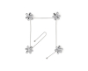 Alessi tripod verstelbare onderzetter - 4