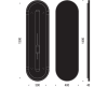 FROST UNU Spiegel met verlichting 4139 140x40cm - 5