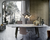 Draenert 1460 Fontana tafel uitschuifbaar in Calacatta gold - 6