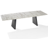 Draenert 1460 Fontana tafel uitschuifbaar Calacatta gold met wangen - 1