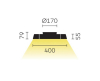 Belux Koi-Q LED - Plafondlamp - 4