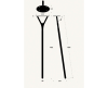 Frost Wishbone tafelpoot 8002 - 8
