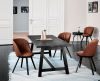 Janua BC02 Cantina tafel  verkoold / gekalkt eikenhout - 3