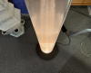 Belux Twilight LED acryl-glas zwart rond vloerlamp dim-to-warm - 6