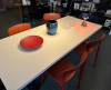 Thonet S 243 Stoel Rood set van 4 - 3