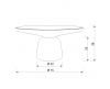 ClassiCon Bell Coffee Table salontafel messing marmer - 5