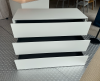 Form1 kast met lades laag wit 120 cm - 4