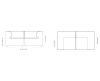 Audo CPH Eave Modular 86 2-zitsbank - 14