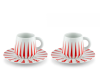 Alessi Delight - Set van twee mokkakopjes met schoteltje - 1