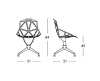Magis Chair One 4Star draaistoel vierpootsonderstel - 5