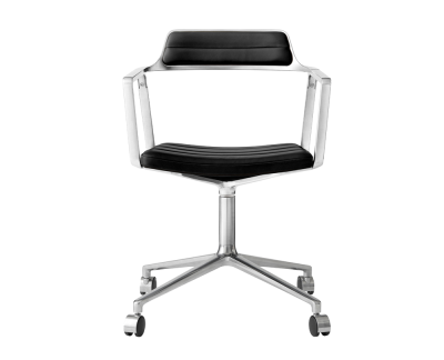 Vipp 452 stoel met wielen