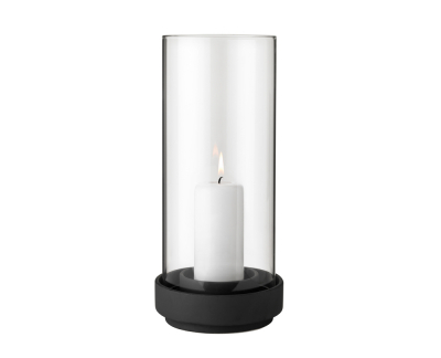 Stelton Hurricane windlicht (groot) / zwart