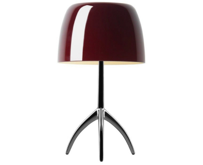 Foscarini Lumiere Grande tafellamp met aan-/uitschakelaar en verchroomd onderstel