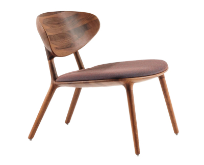 Artisan WU Lounge fauteuil (noten / gestoffeerd remix 3 kvadrat)
