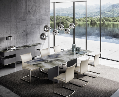 Draenert 1280 Atlas 2 tafel in natuursteen Turtle