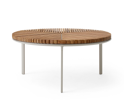 Vipp 716 Open-Air Teak Coffee salontafel Ø90