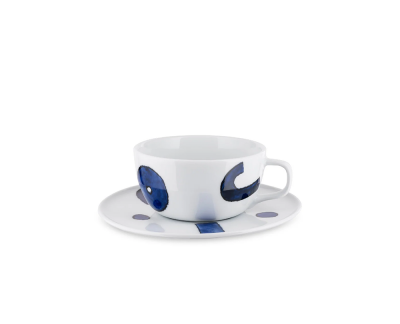 Alessi Itsumo Yunoki Theekop met schotel (4x)